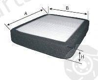  GOODWILL part AG925CF Filter, interior air