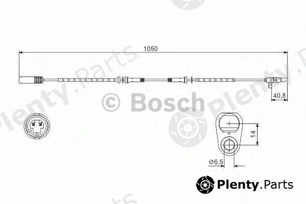 BOSCH part 0986594512 Sensor, wheel speed