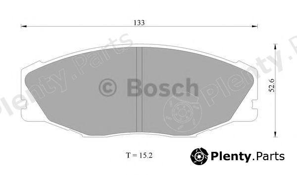  BOSCH part 0986AB2025 Brake Pad Set, disc brake