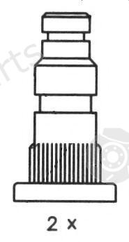  FERODO part FSB411 Brake Shoe Set