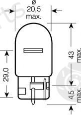  OSRAM part 7505-02B (750502B) Bulb, daytime running light