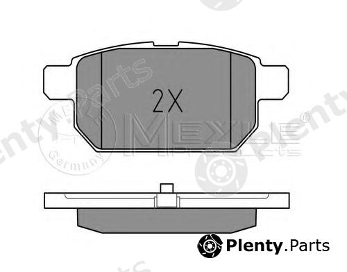  MEYLE part 0252525814/W (0252525814W) Brake Pad Set, disc brake