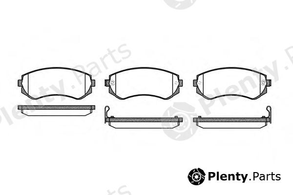  REMSA part 23502 Brake Pad Set, disc brake