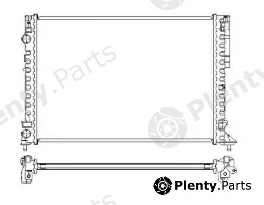  NRF part 58242 Radiator, engine cooling