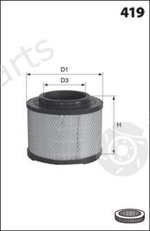  MECAFILTER part EL9149 Air Filter