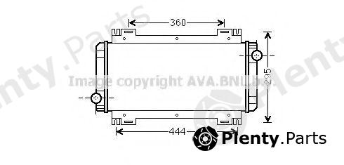 AVA QUALITY COOLING part FD2044 Radiator, engine cooling