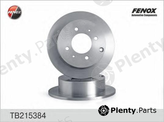  FENOX part TB215384 Brake Disc