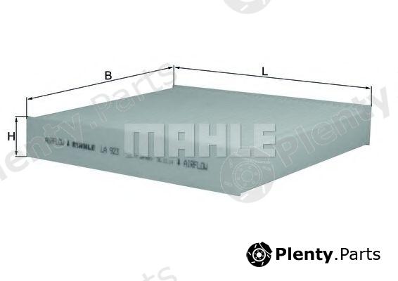  MAHLE ORIGINAL part LA923 Filter, interior air
