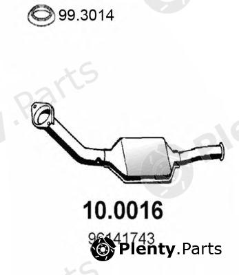  ASSO part 10.0016 (100016) Catalytic Converter