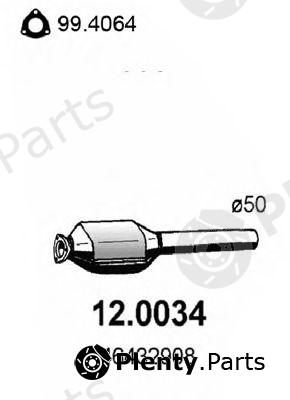  ASSO part 12.0034 (120034) Catalytic Converter