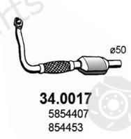  ASSO part 34.0017 (340017) Catalytic Converter