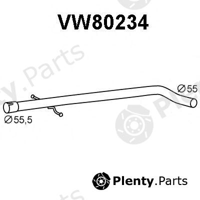  VENEPORTE part VW80234 Exhaust Pipe