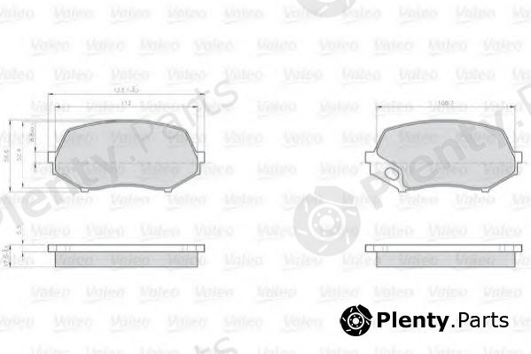  VALEO part 872240 Brake Pad Set, disc brake