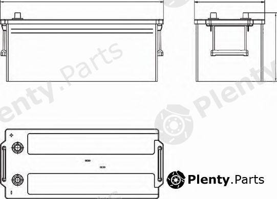  DETA part DF1853 Starter Battery