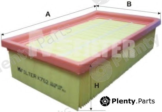  MFILTER part K762 Air Filter