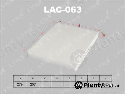  LYNXauto part LAC063 Filter, interior air