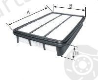  GOODWILL part AG523 Air Filter
