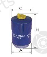  GOODWILL part FG105 Fuel filter