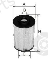  GOODWILL part FG107 Fuel filter