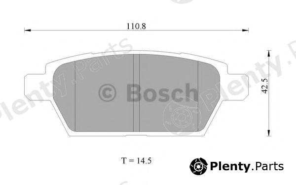  BOSCH part 0986AB2274 Brake Pad Set, disc brake