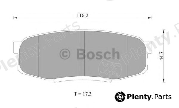  BOSCH part 0986AB2276 Brake Pad Set, disc brake