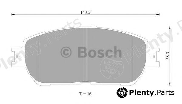  BOSCH part 0986AB2388 Brake Pad Set, disc brake