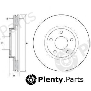  DELPHI part BG4562 Brake Disc