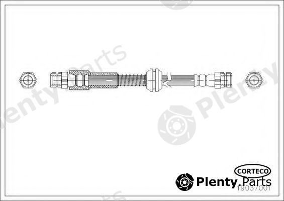  CORTECO part 19037001 Brake Hose