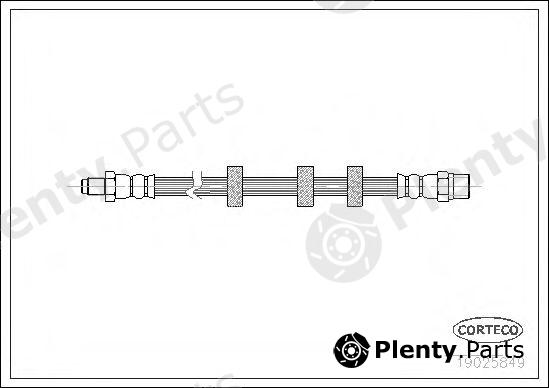  CORTECO part 19025849 Brake Hose