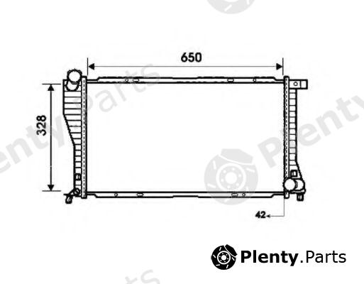  NRF part 53723 Radiator, engine cooling