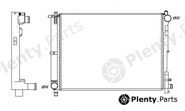  NRF part 58263 Radiator, engine cooling