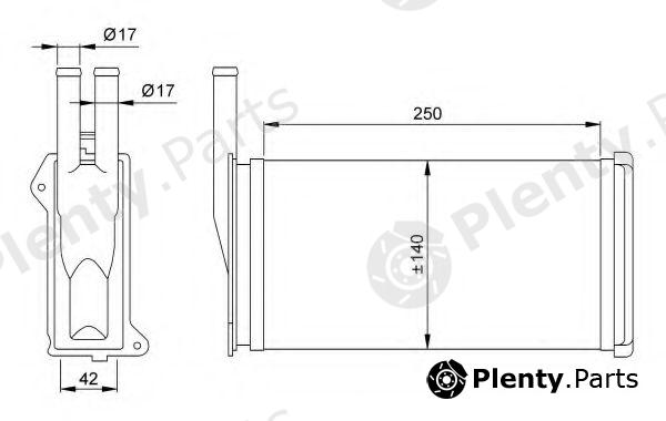  NRF part 58638 Heat Exchanger, interior heating