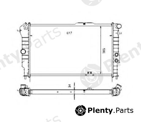  NRF part 58972 Radiator, engine cooling