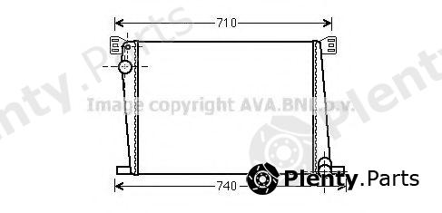  AVA QUALITY COOLING part BWA2356 Radiator, engine cooling
