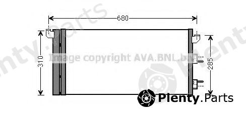  AVA QUALITY COOLING part FTA5293 Condenser, air conditioning