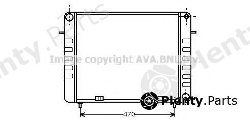  AVA QUALITY COOLING part OL2100 Radiator, engine cooling