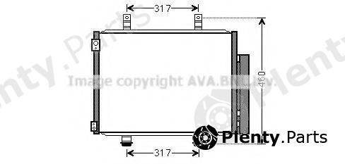  AVA QUALITY COOLING part SZ5133 Condenser, air conditioning