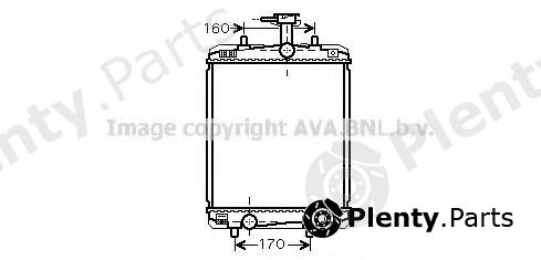  AVA QUALITY COOLING part TO2360 Radiator, engine cooling