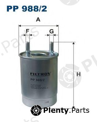  FILTRON part PP988/2 (PP9882) Fuel filter