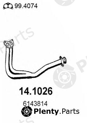  ASSO part 14.1026 (141026) Exhaust Pipe