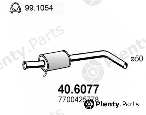  ASSO part 40.6077 (406077) Middle Silencer