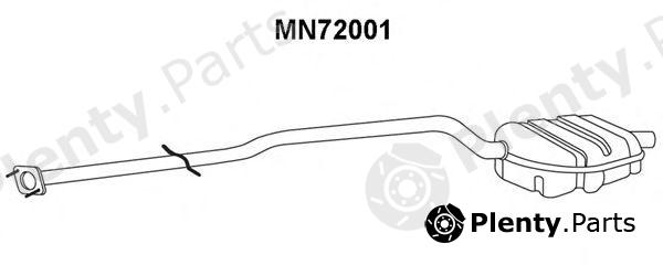  VENEPORTE part MN72001 End Silencer
