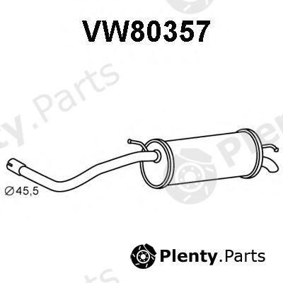  VENEPORTE part VW80357 End Silencer