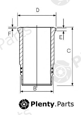  GOETZE part 14-480230-00 (1448023000) Cylinder Sleeve