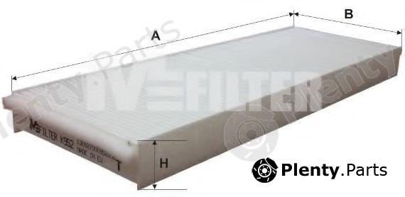 MFILTER part K952 Filter, interior air