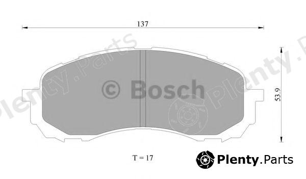  BOSCH part 0986AB2293 Brake Pad Set, disc brake
