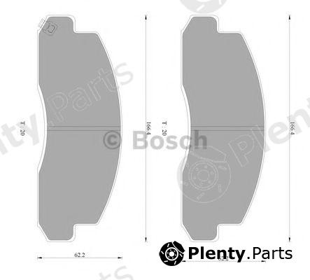  BOSCH part 0986AB2348 Brake Pad Set, disc brake