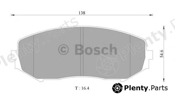  BOSCH part 0986AB2371 Brake Pad Set, disc brake