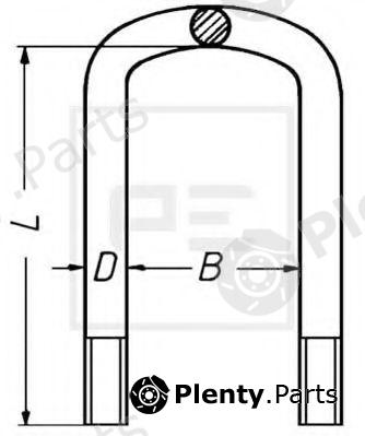  PE Automotive part 045.017-00A (04501700A) Spring Clamp