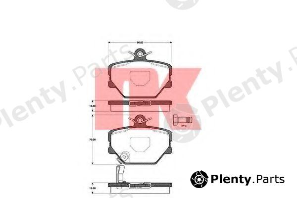  NK part 223344 Brake Pad Set, disc brake